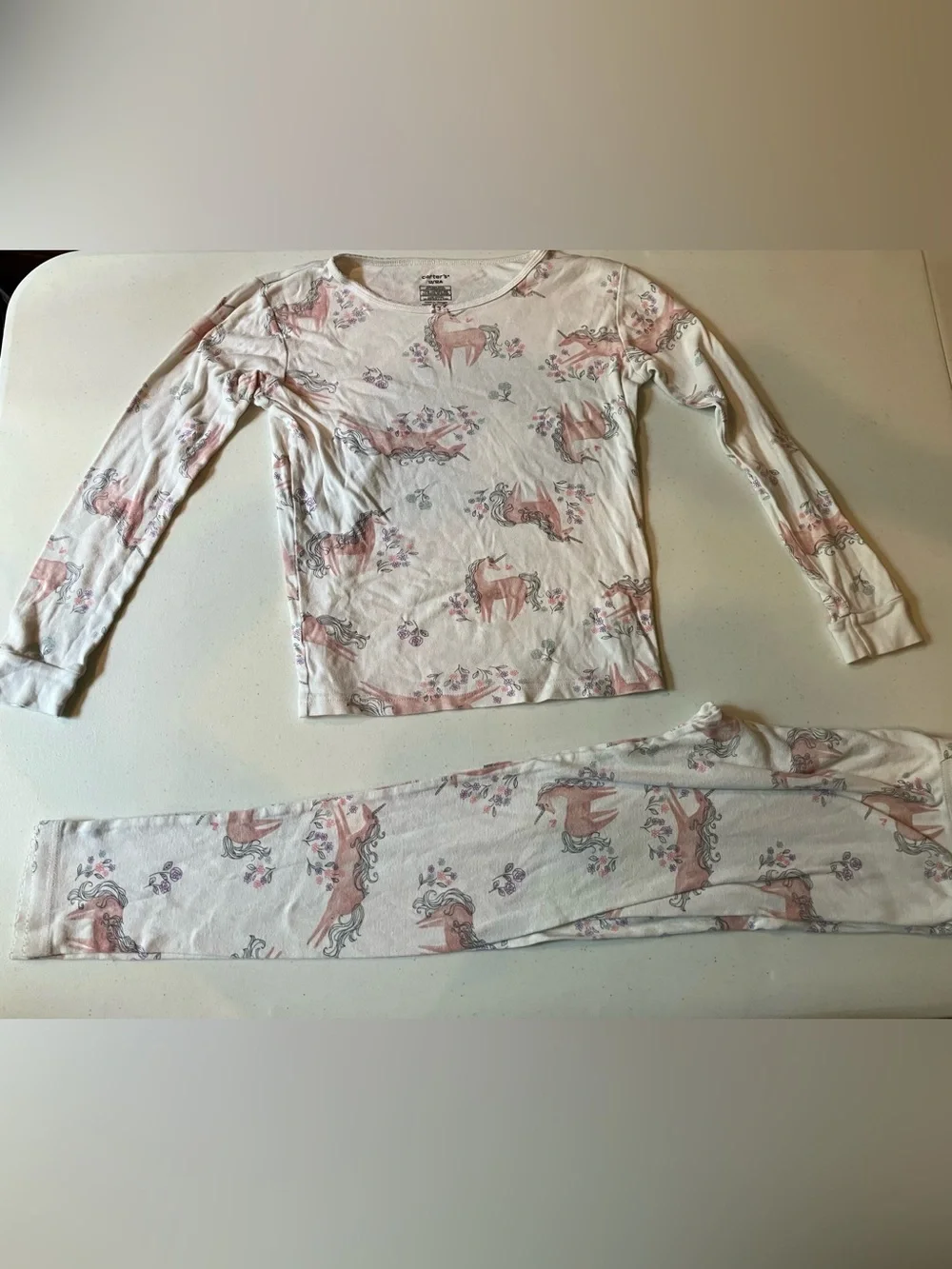 Lot of 14 Pieces Girls Size 12 Carter's Pajama Sets